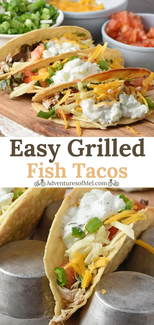 Easy Fish Tacos with a Tzatziki Fish Taco Sauce