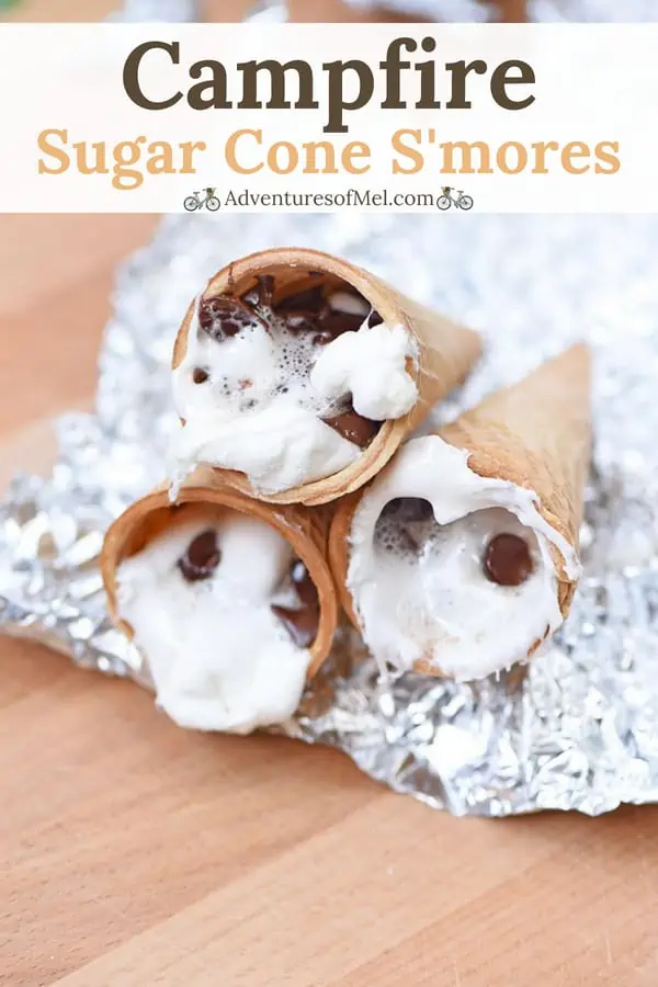 how to make yummy sugar cone s'mores with your kids