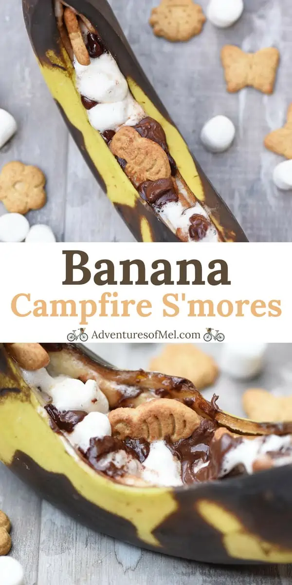 Grilled Banana Campfire S'mores Recipe