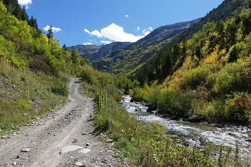 how to get to Crystal Mill on a winding road beside the Crystal River near Marble, Colorado