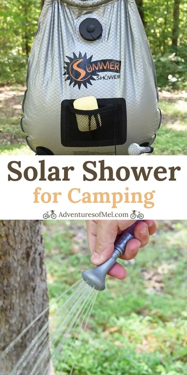 wash up with a solar outdoor shower for camping