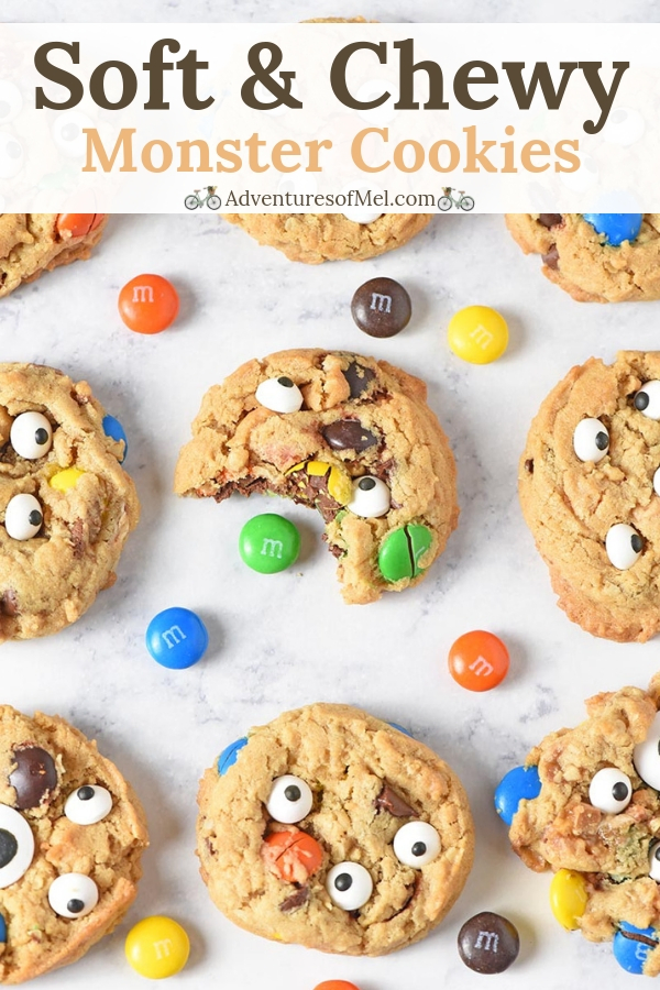 Chewy Monster Cookies Recipe made with M&M'S candies