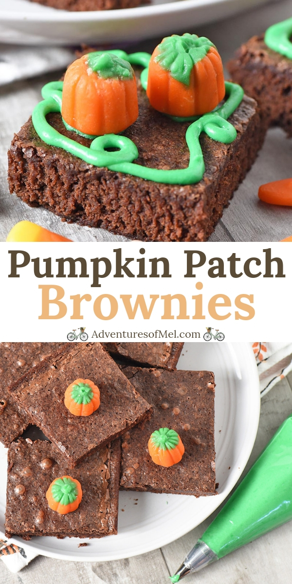 Pumpkin Patch Halloween Brownies recipe
