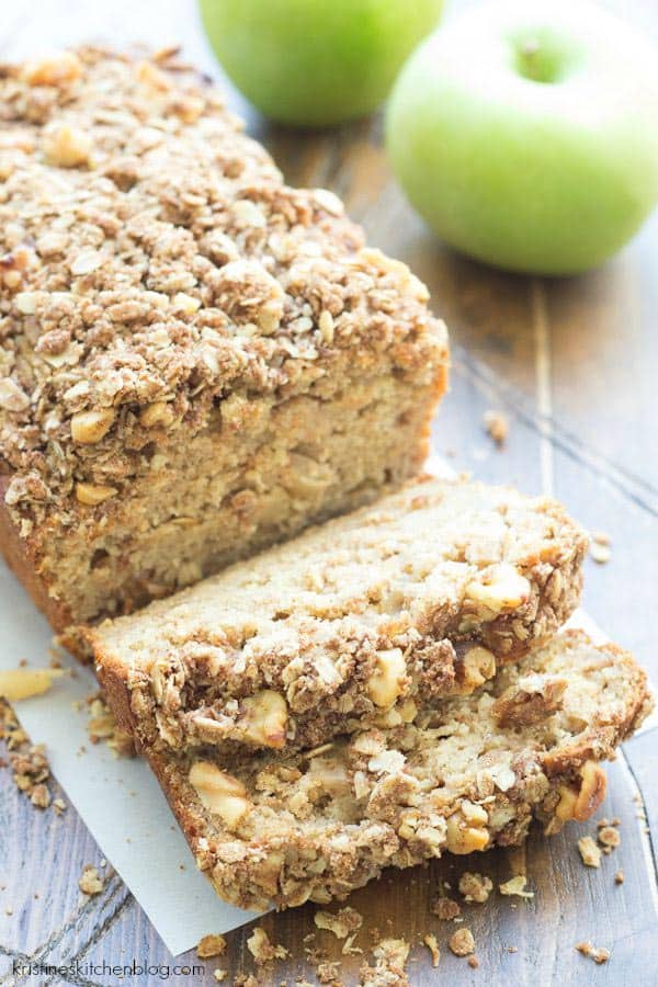 Greek Yogurt Apple-Cinnamon Bread