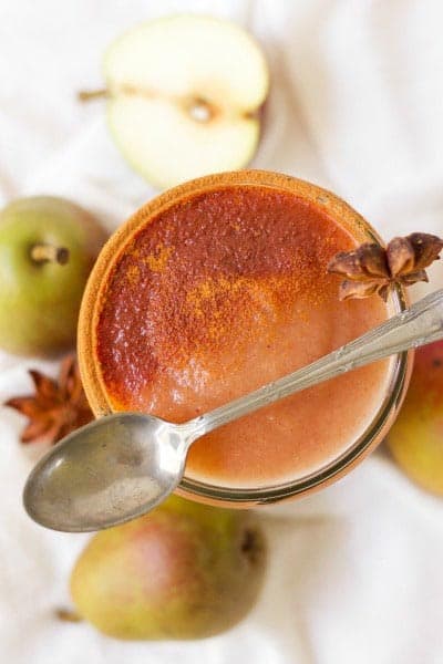 3 Minute Sugar Free Instant Pot Pear Applesauce