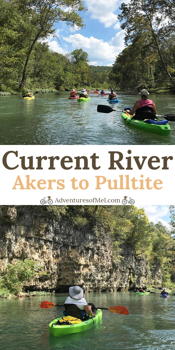 Missouri float trips on the Current River, from Akers Ferry to Pulltite Campground
