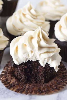 Moist and Fluffy Chocolate Cupcakes