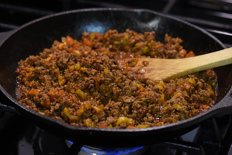 taco meat for homemade sloppy joes 