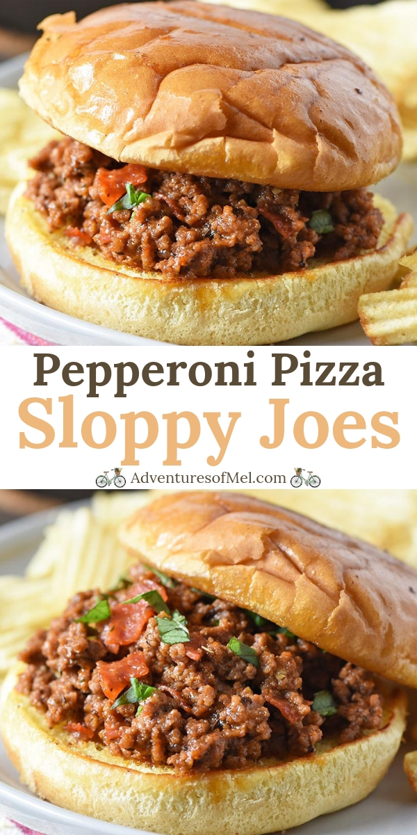Pepperoni Pizza Sloppy Joes Recipe