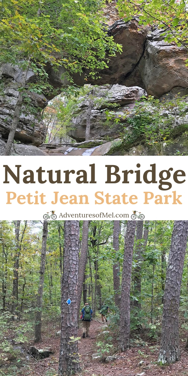Hiking Seven Hollows Trail to Natural Bridge in Petit Jean State Park