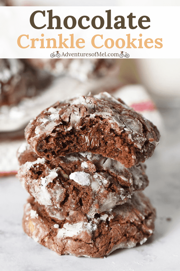 Mint Chocolate Crinkle Cookies Christmas Recipe