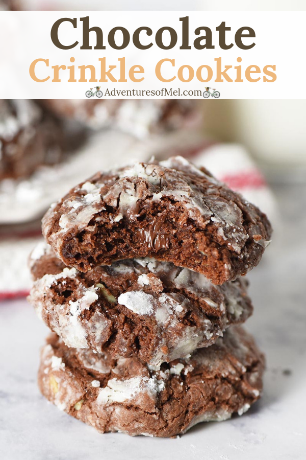 Mint Chocolate Crinkle Cookies Christmas Recipe