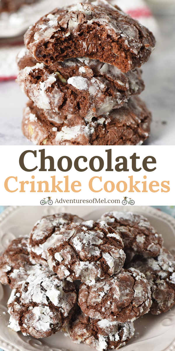 Mint Chocolate Crinkle Cookies Recipe