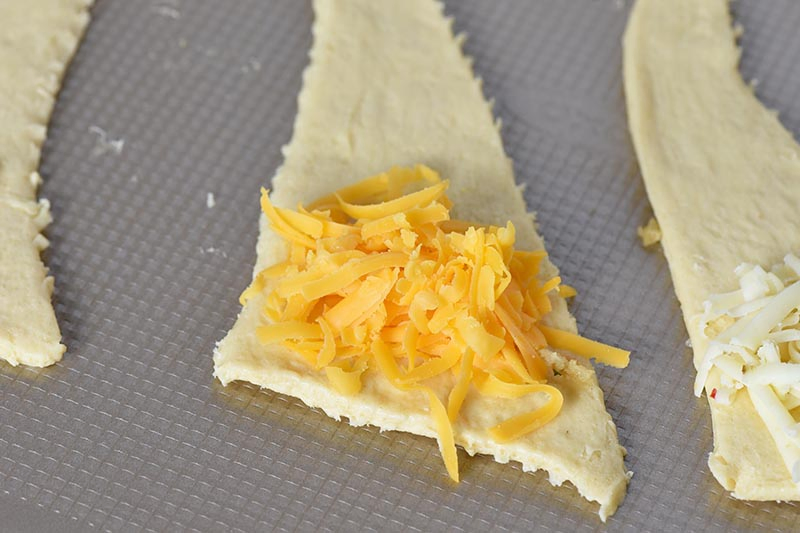 shredded cheddar cheese for leftover ham and stuffing crescent rolls recipe