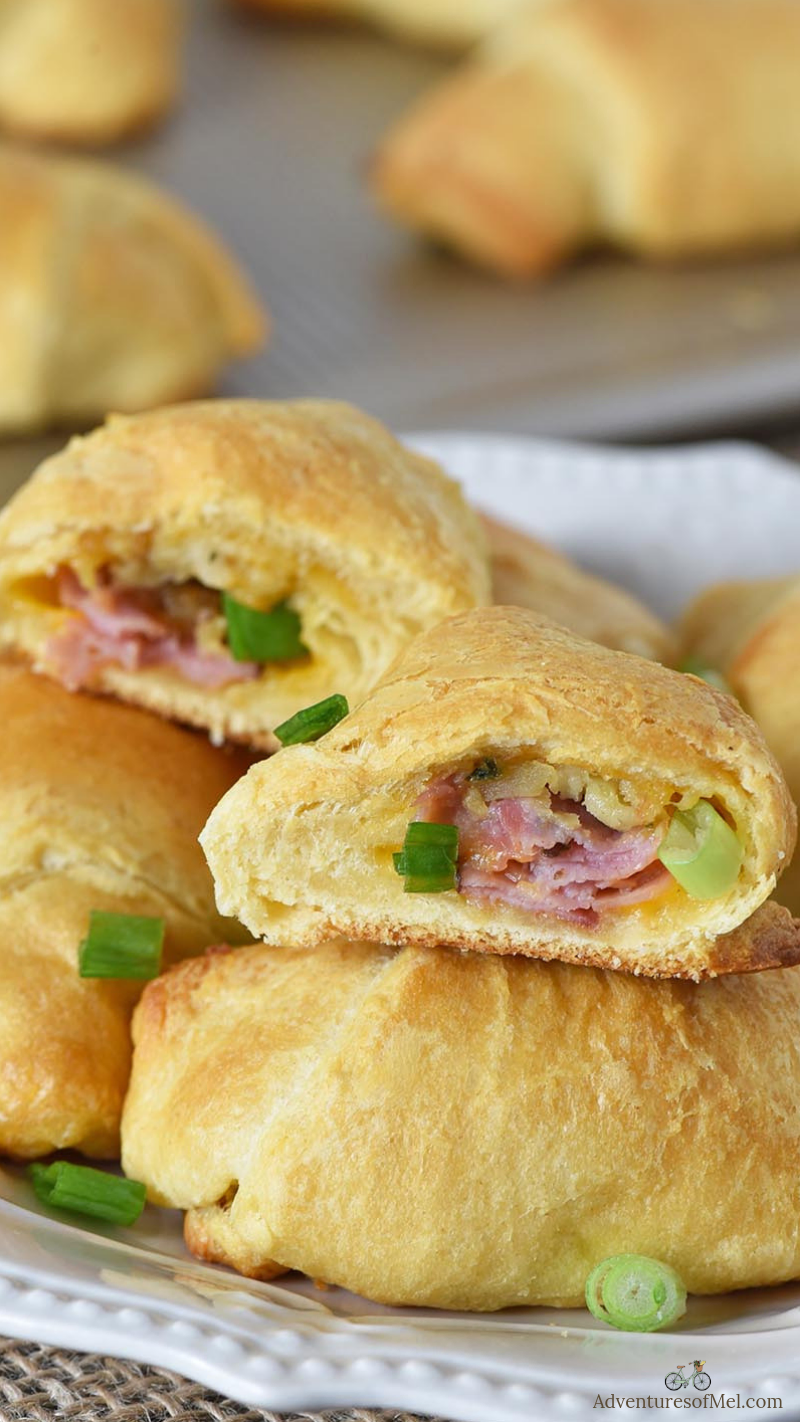 Leftover Ham and Stuffing Crescent Roll Appetizers Recipe