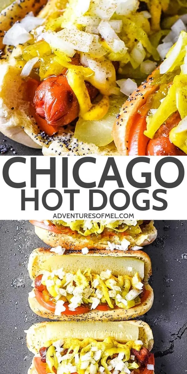 Classic grilled Chicago hot dog recipe
