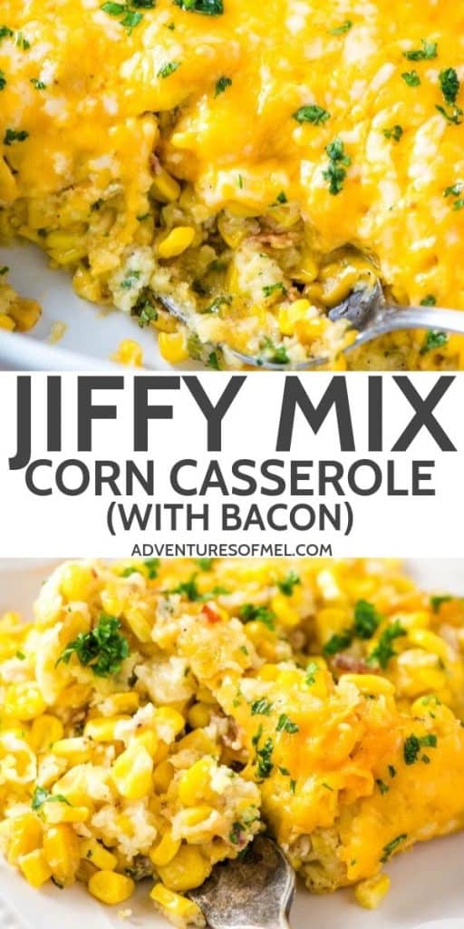 Jiffy Corn Casserole With Cream Cheese And Bacon Adventures Of Mel