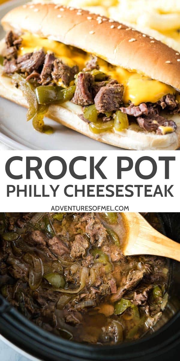 Crock Pot Philly cheesesteak sandwich recipe