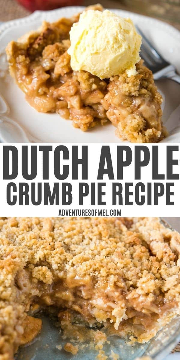 Dutch Apple Crumb Pie with Streusel Topping | Adventures ...