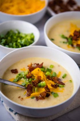 Easy Instant Pot Potato Soup