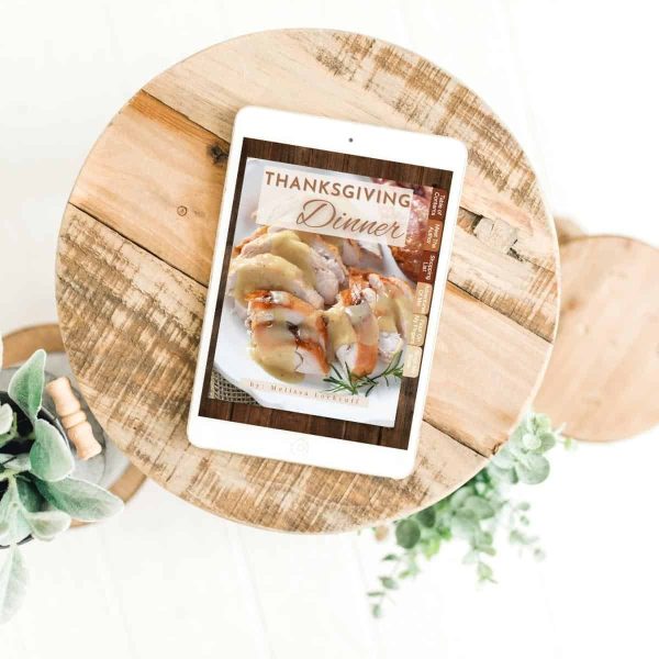 Thanksgiving Dinner ebook cover on tablet