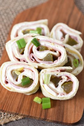 Easy Dill Pickle Ham Roll Ups
