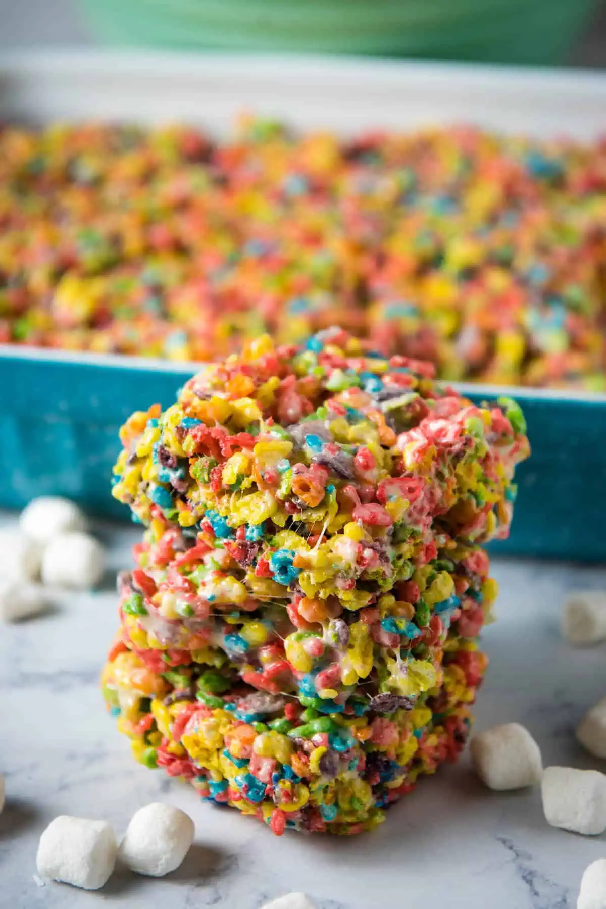 Easy Fruity Pebbles Treats Recipe in the Microwave Adventures of Mel