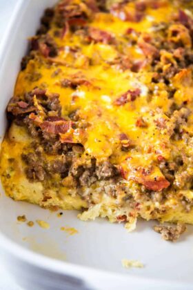 Make Ahead Texas Toast Breakfast Casserole – A Hearty Crowd Pleaser