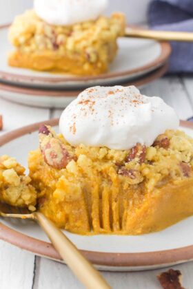 Cozy Pumpkin Pie Cake with Cake Mix