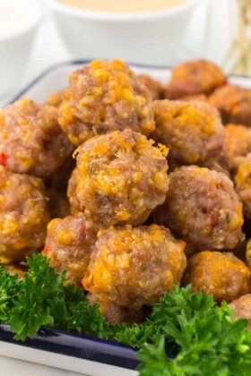 The Best Sausage Cheese Balls You’ll Ever Make With Bisquick