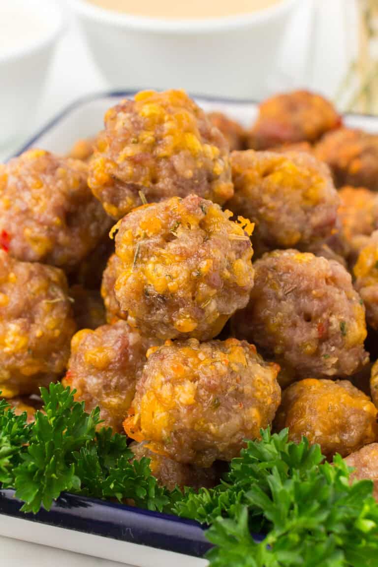The Best Sausage Cheese Balls You'll Ever Make With Bisquick ...