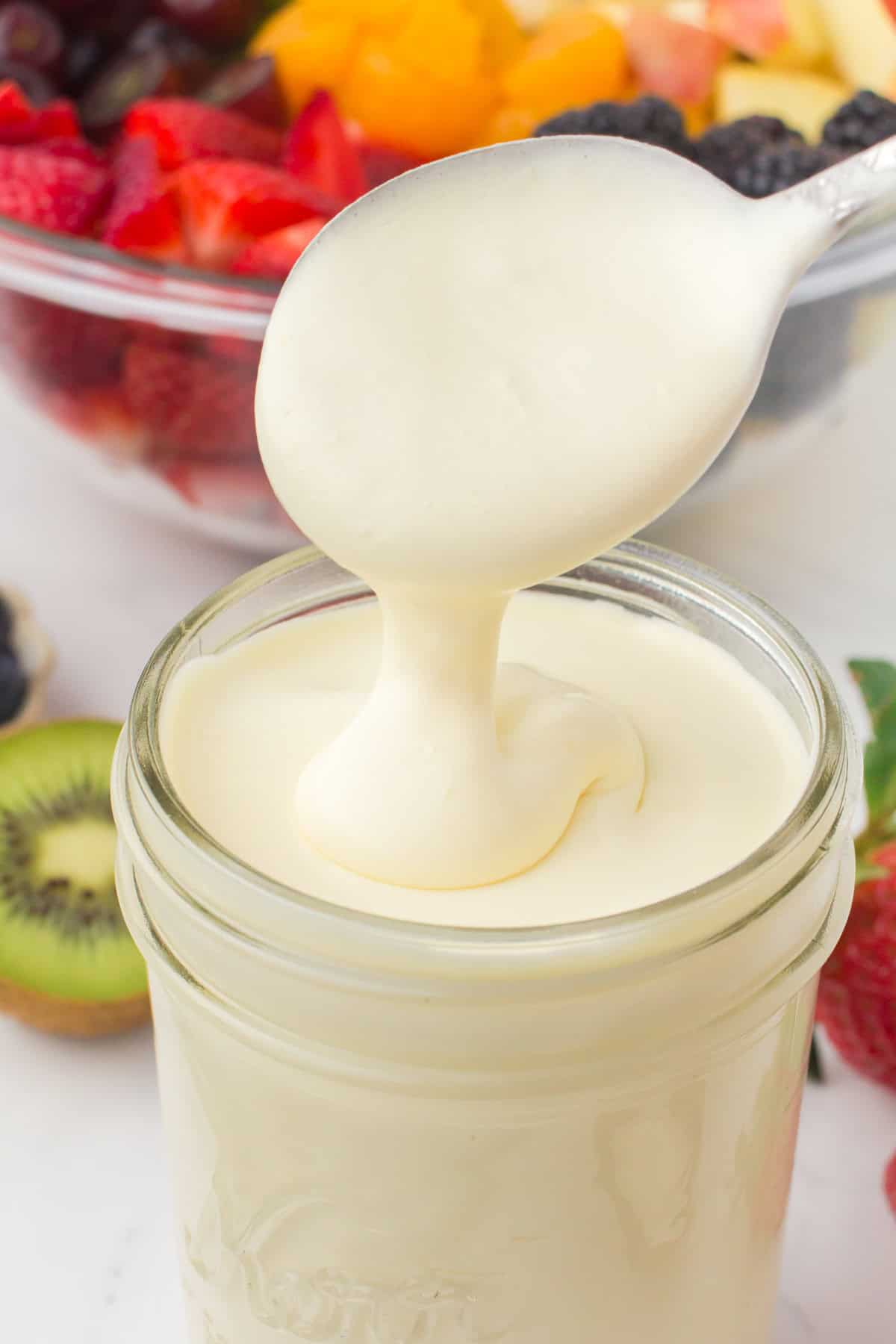 Creamy Fruit Salad Dressing (Old-Fashioned Recipe) - Adventures of Mel Creamy Fruit Salad Dressing (Old-Fashioned Recipe) - Adventures of Mel