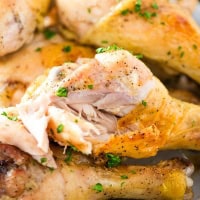 pile of baked chicken drumsticks